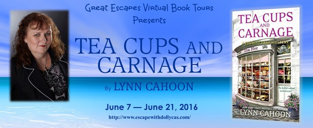 TOUR: Tea Cups and Carnage (Lynn Cahoon)