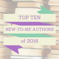 Top Ten New-to-Me Authors of 2016