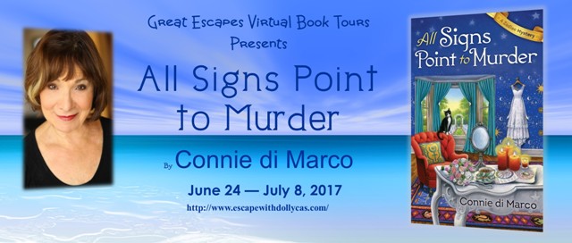 Tour: All Signs Point to Murder, with guest post by Connie di Marco