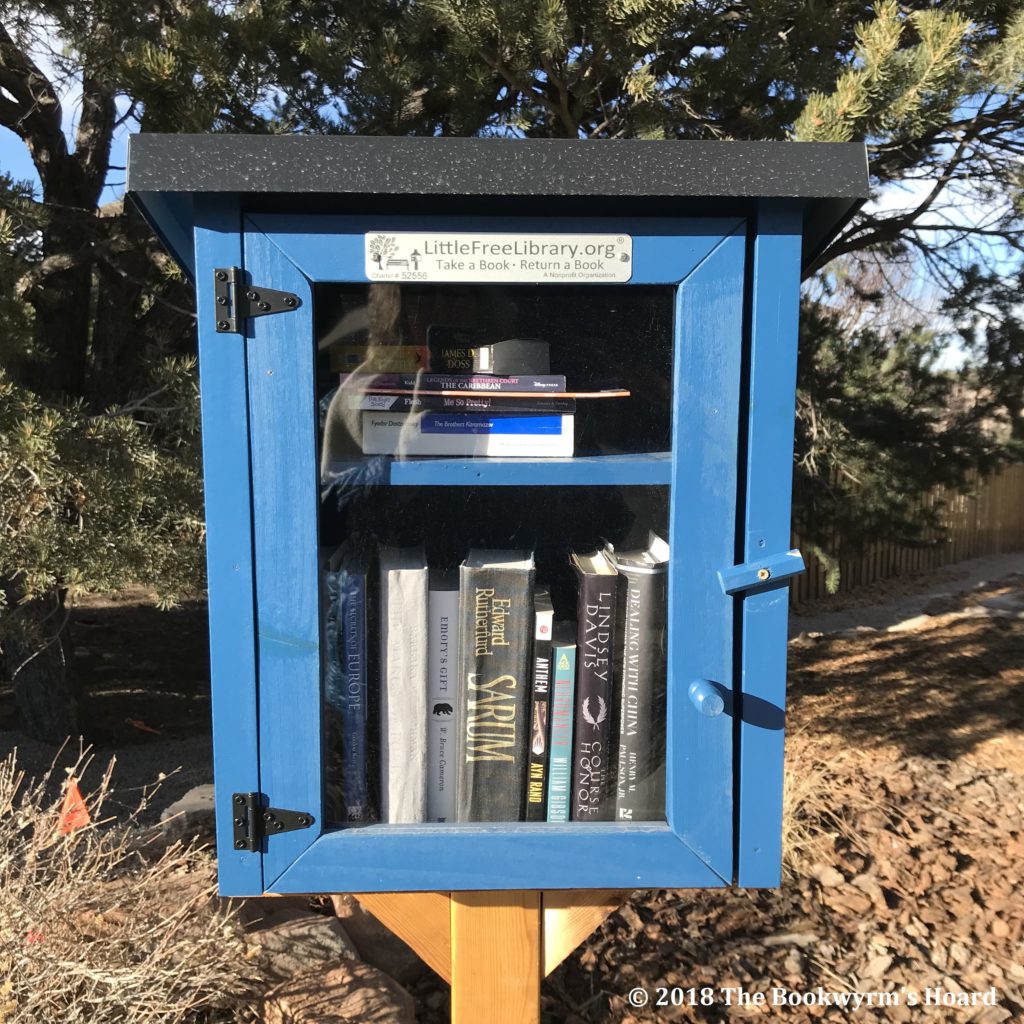 Little Free Library, Los Alamos, NM (photo &copy; 2018 K. Pekar and The Bookwyrm's Hoard)