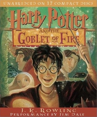 Audiobook cover: Harry Potter and the Goblet of Fire by J. K. Rowling