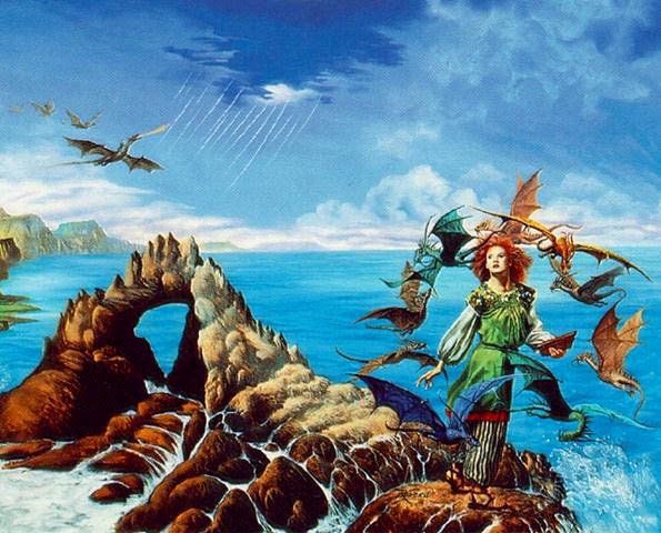 Cover art for Dragonsong, by Anne McCaffrey