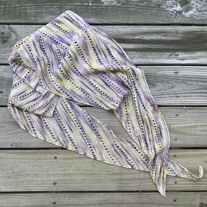 Crocus Asymmetrical Scarf