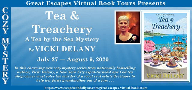 Tea & Treachery, by Vicki Delany (with a guest post by the author)