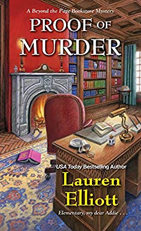 Book cover: Proof of Murder, by Lauren Elliott