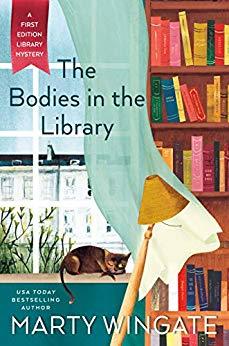 Book cover: The Bodies in the Library, by Marty Wingate