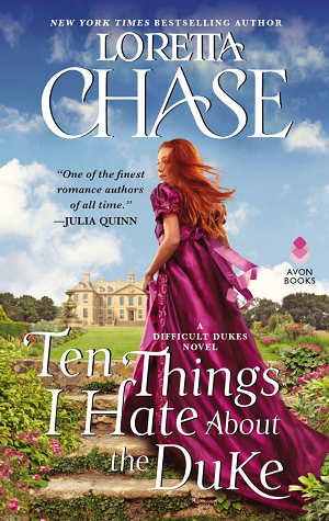 Book cover: Ten Things I Hate About the Duke, by Loretta Chase