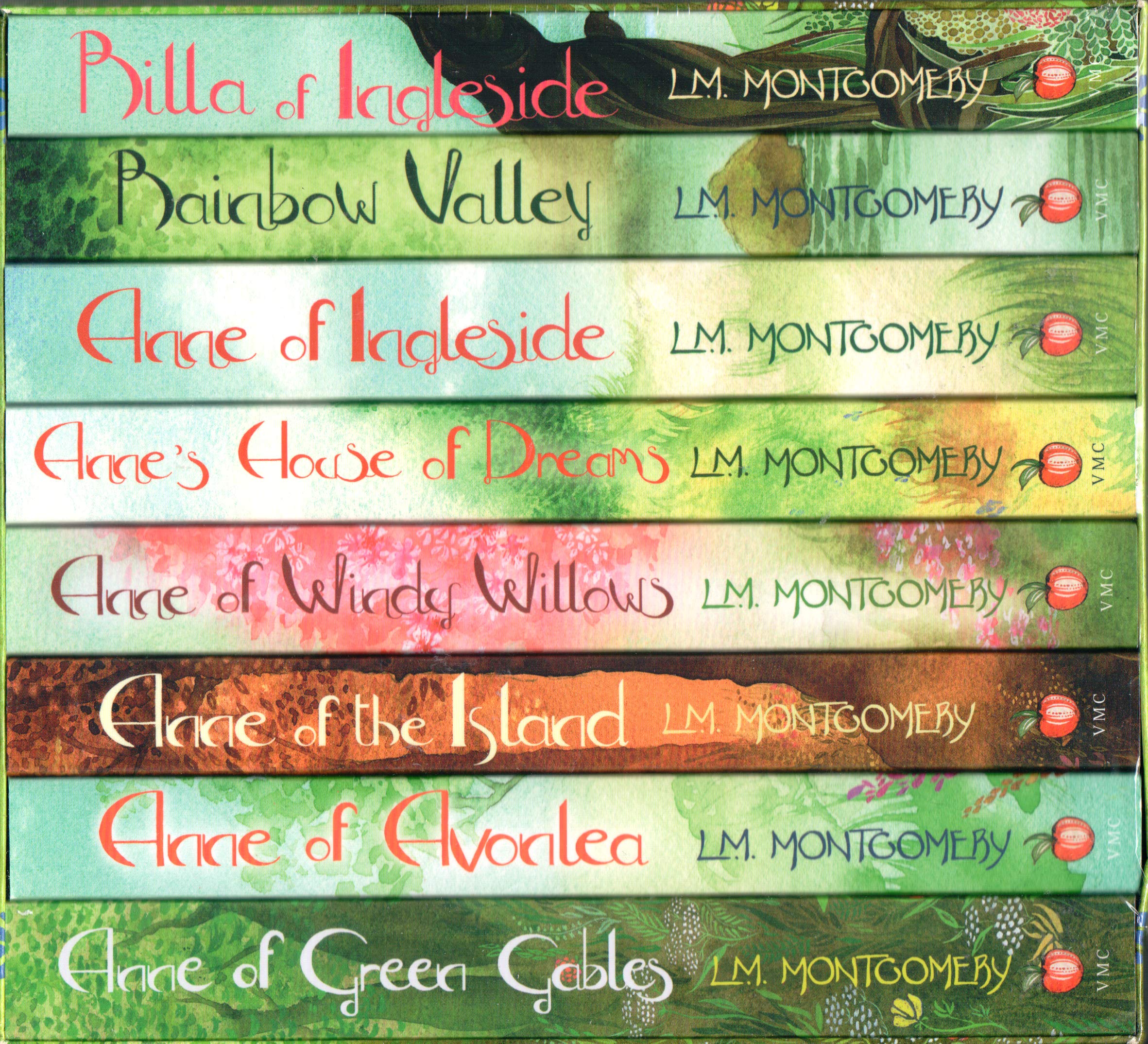 Box set: The Complete Anne of Green Gables Collection, by L. M. Montgomery (Virago edition)