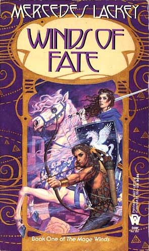 Book cover: Winds of Fate, by Mercedes Lackey