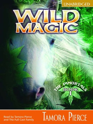 Audiobook cover: Wild Magic, by Tamora Pierce