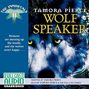 Audiobook cover: Wolf Speaker, by Tamora Pierce