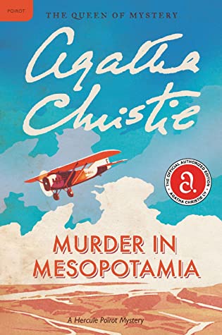 Book cover: Murder in Mesopotamia, by Agatha Christie