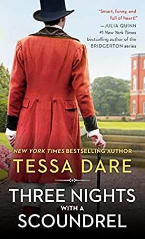 Book cover: Three Nights with a Scoundrel, by Tessa Dare