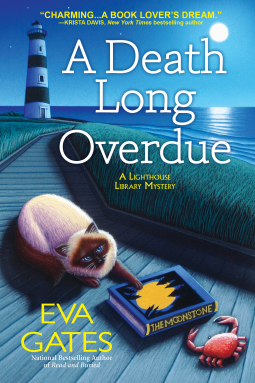 Book Cover: A Death Long Overdue, by Eva Gates