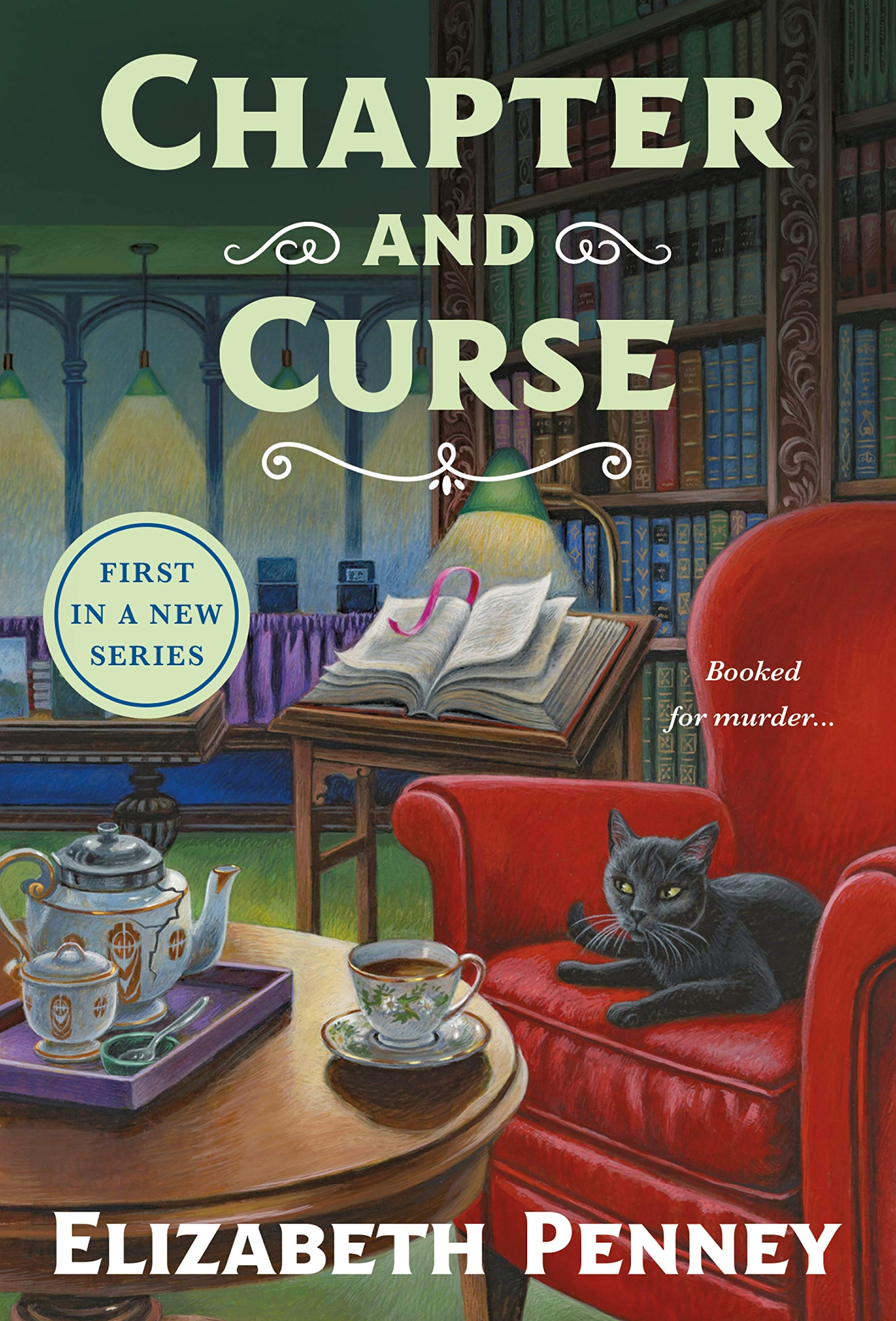 Book Cover: Chapter and Curse, by Elizabeth Penney