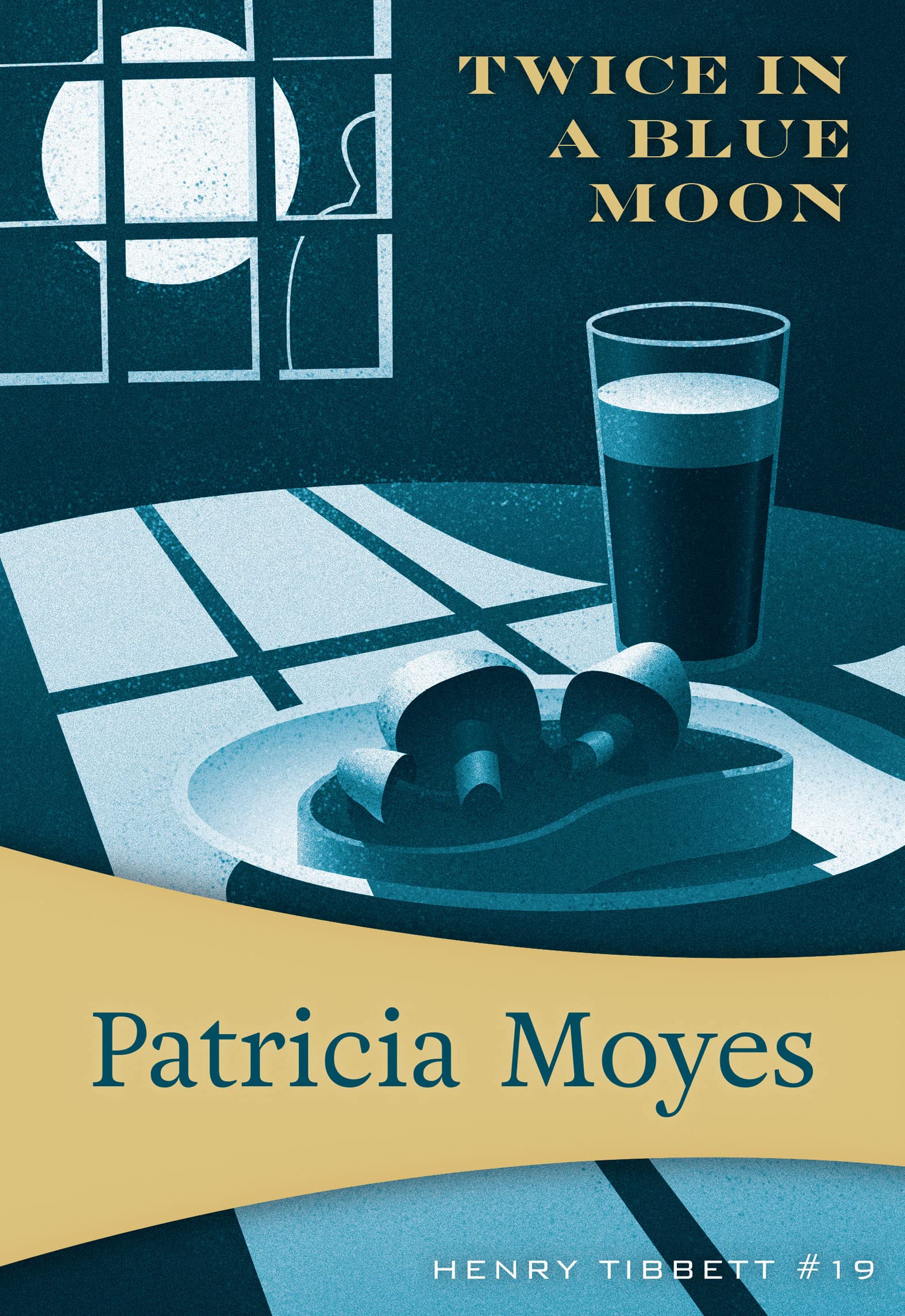 Book cover: Twice in a Blue Moon, by Patricia Moyes