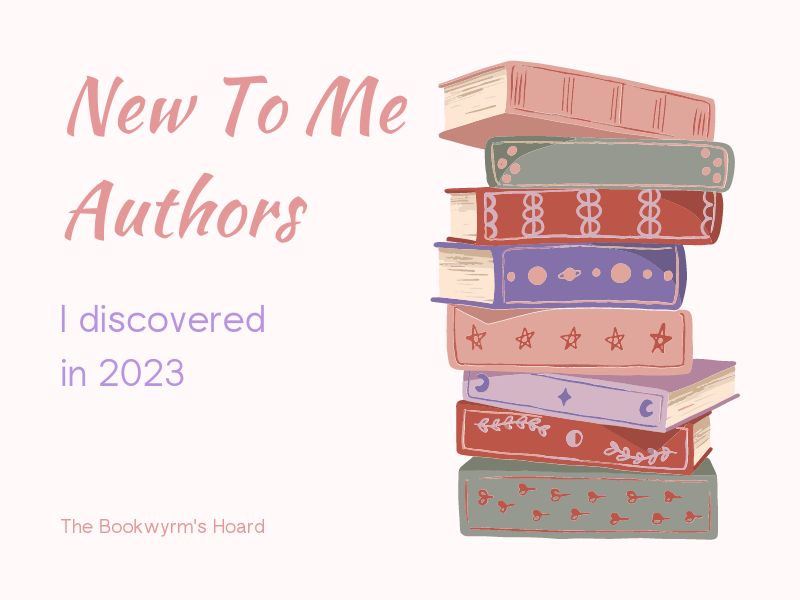 Graphic: New To Me Authors I Discovered in 2023