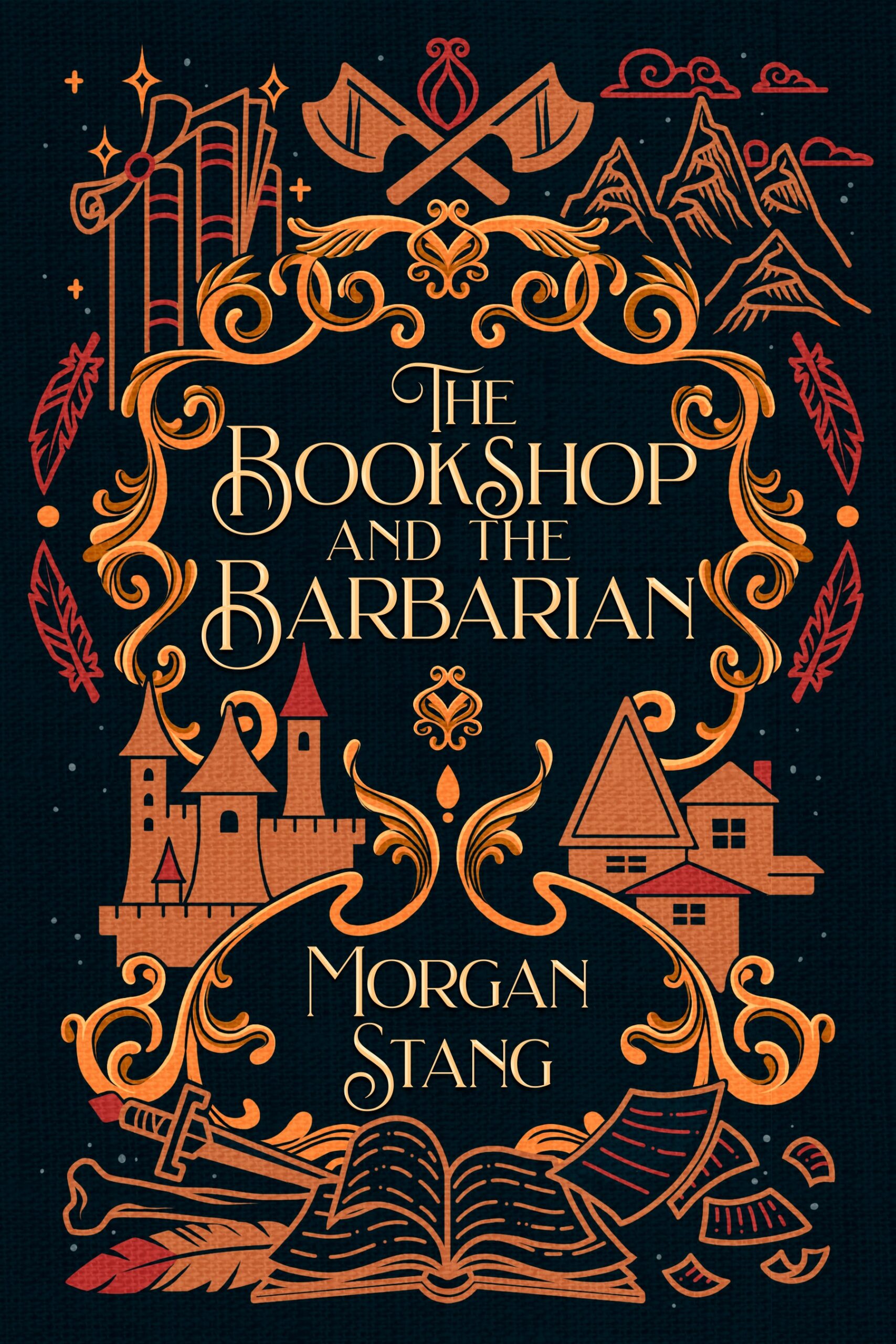 Book cover: The Bookshop and the Barbarian, by Morgan Stang