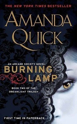 Book cover: Burning Lamp (Arcane Society, book #8), by Amanda Quick