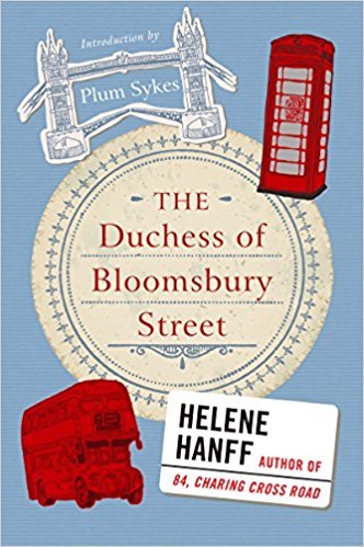 Book cover: The Duchess of Bloomsbury Street, by Helene Hanff