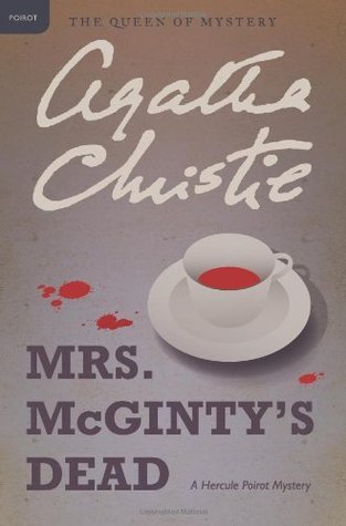 Book cover: Mrs. McGinty's Dead (Poirot #32), by Agatha Christie