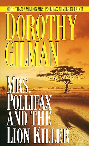 Book cover: Mrs. Pollifax and the Lion Killer (Mrs. Pollifax #12), by Dorothy Gilman