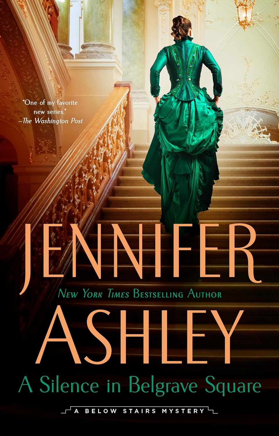 Book cover: A Silence in Belgrave Square (Kat Holloway / Below Stairs mystery #8), by Jennifer Ashley