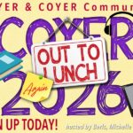 Reading challenge graphic: COYER 2026 - Out To Lunch Again