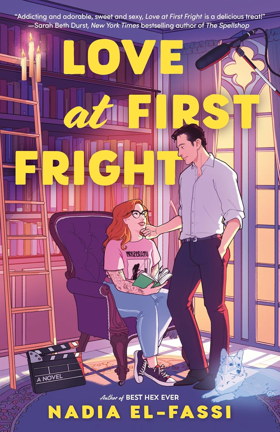 Book cover: Love at First Fright, by Nadia El-Fassi