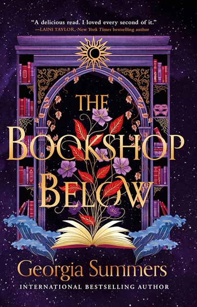 Book cover: The Bookshop Below, by Georgia Summers