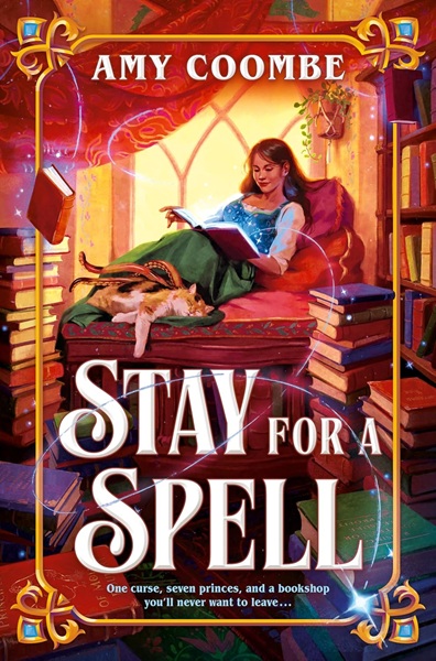 Book cover: Stay for a Spell, by Amy Coombe