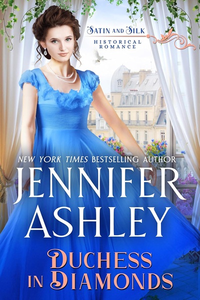 Book cover: Duchess in Diamonds (Satin and Silk #1), by Jennifer Ashley
