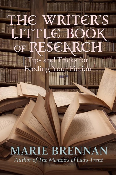 Book cover: The Writer's Little Book of Research, by Marie Brennan